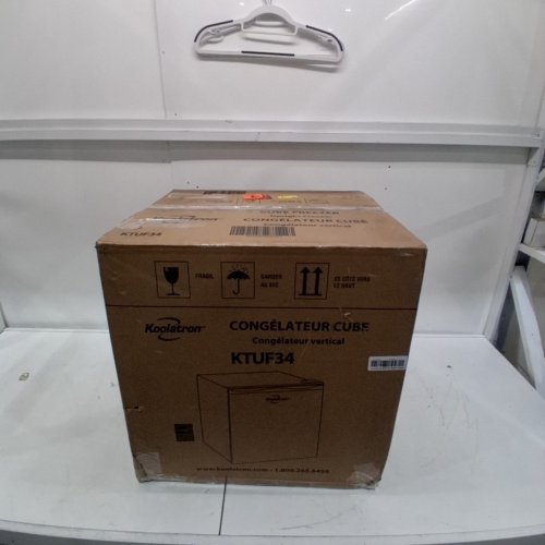 KOOLATRON COMPACT UPRIGHT PORTABLE CUBE FREEZER, 1.2 CUBIC FEET (34L) MINI FREEZER - WHITE (MODEL: KTUF34) image 5