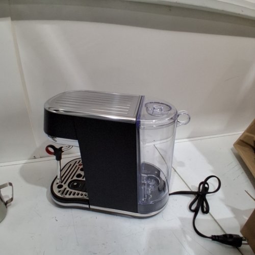 BREVILLE BAMBINO PLUS ESPRESSO MACHINE - BLACK TRUFFLE (MODEL BES500BTR) image 7