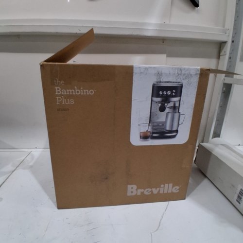 BREVILLE BAMBINO PLUS ESPRESSO MACHINE - BLACK TRUFFLE (MODEL BES500BTR) image 8