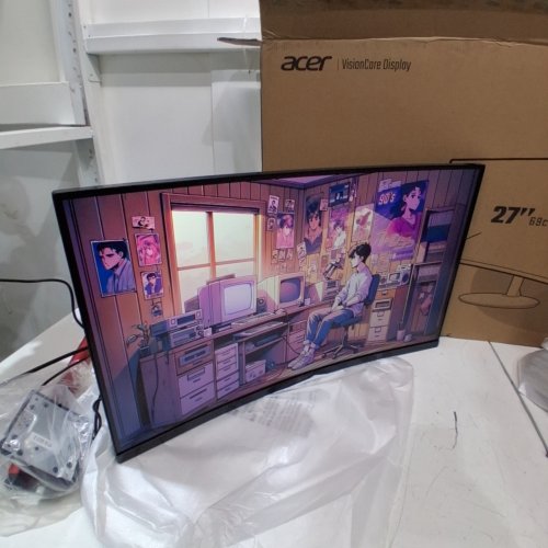 ACER 27" 1080FHD CURVED GAMING MONITOR WITH 165HZ REFRESH RATE I AMD FREESYNC I BLACK (MODEL : ED270R) image 2