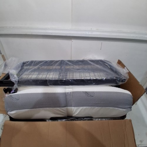 ROLLAWAY FOLDING BED WITH MEMORY FOAM MATTRESS - 79" X 31" X 16" - BLACK/WHITE (MODEL: CSCA-ZDCYTN2) image 2