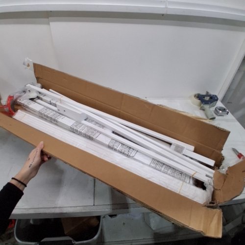 UPCANSO HEAVY DUTY METAL PLATFORM BED FRAME - 16" KING - WHITE (MODEL: AM01-KJ03-6K-W) image 2