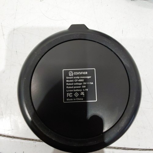 CONFIER WATERPROOF DUAL ROTATION ELECTRIC SCALP MASSAGER - BLACK (MODEL: CF-4902BLK) image 3