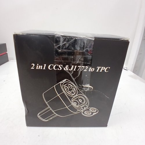 EV CHARGING CCS & J1772 TO TPC ADAPTER - CCS1 500 V DC 200KW MAX; J1772 240 V AC 80A MAX - BLACK image 6