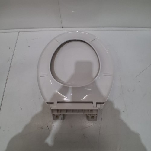 GARVEE WHITE ELONGATED TOILET SEAT QUIET CLOSE COVER AND SEAT, EASY TO CLEAN AND STAIN-RESISTANT, RESIDENTIAL TOILET SEAT WITH LID - 16.5" - WHITE (MODEL: PHO_11GXF0S9) image 3