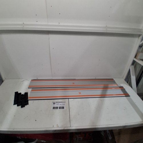 WEN TRACK SAW TRACK GUIDE RAIL - 100" - ORANGE/METALLIC - (MODEL: CT9502) image 2