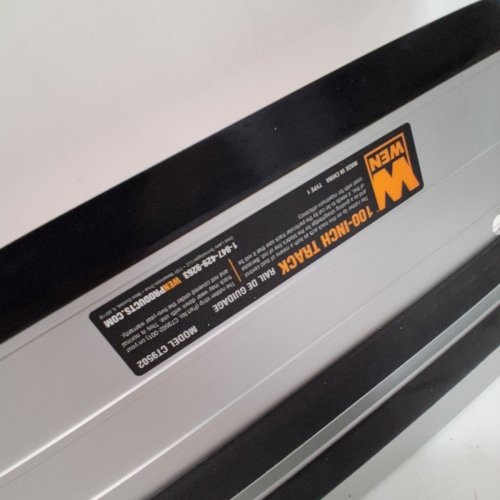 WEN TRACK SAW TRACK GUIDE RAIL - 100" - ORANGE/METALLIC - (MODEL: CT9502) image 4