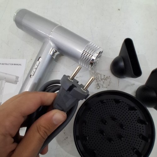 NEW CONCEPT HAIR DRYER WITH 3 HEAT SETTINGS - 110V - SILVER (MODEL: N\C-9NW3WY) image 3