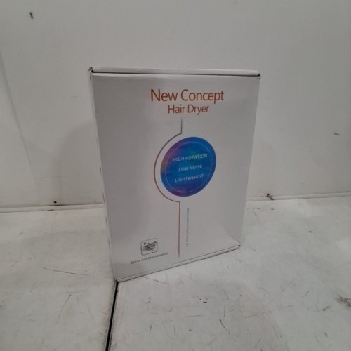 NEW CONCEPT HAIR DRYER WITH 3 HEAT SETTINGS - 110V - SILVER (MODEL: N\C-9NW3WY) image 4