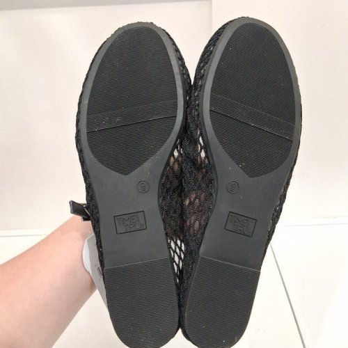 WOMEN'S TIME AND TRU WOVEN MULES - SIZE 9 - BLACK (STYLE: 22JANEM26) image 4