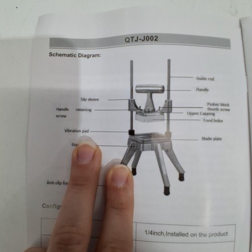 HIGH QUALITY MULTI-FUNCTION VEGETABLE CUTTER - STAINLESS STEEL (MODEL: QTJ-J002) image 6