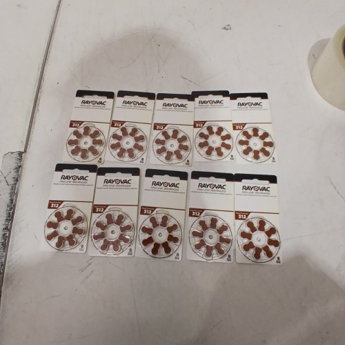 10 (8PK) RAYOVAC EXTRA BATTERIES FOR HEARING AIDS - SIZE 312 image 2