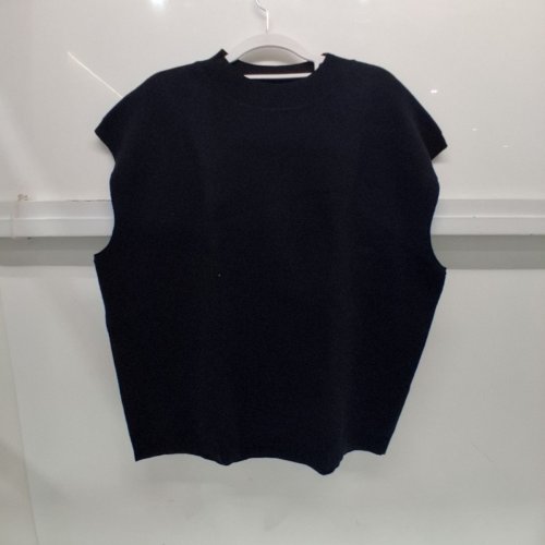 WOMEN'S TALBOTS SLEEVELESS KNIT SWEATER VEST - 2X - BLACK image 2