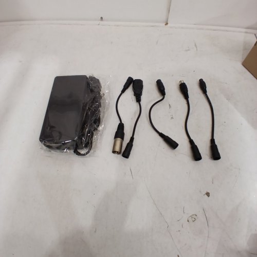 LI-ION BATTERY CHARGER WITH ADAPTER CABLES - 100-240 V AC, 50/60HZ; 54.6 V, 2A - BLACK (MODEL: CH-546F2A) image 2
