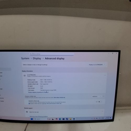 LG ULTRAGEAR 27" QHD OLED GAMING MONITOR, G-SYNC, FREESYNC PREMIUM PRO - 720HZ@HD/540HZ@QHD - 0.02MS(GTG) - BLACK - (MODEL:27GX790B-B) image 2