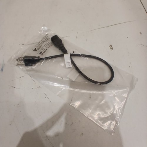1.5FT COMPUTER POWER CORD - (10A, 125 V, 1250W) 5-15P TO C-13, SVT 18/3 - BLACK image 4