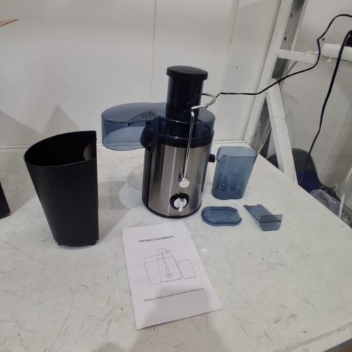 ELECTRIC JUICER MACHINE FOR FRUIT AND VEGETABLES - BLACK (MODEL: JH-3028) image 4