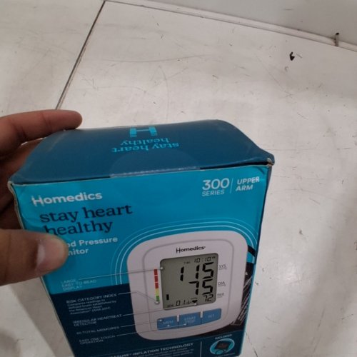 HOMEDICS 300 SERIES UPPER ARM BLOOD PRESSURE MONITOR (MODEL: BPA-800-WT) image 4