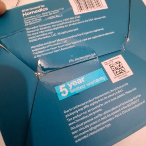 HOMEDICS 300 SERIES UPPER ARM BLOOD PRESSURE MONITOR (MODEL: BPA-800-WT) image 5