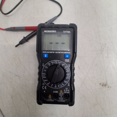 WORKPRO DIGITAL MULTIMETER - BLACK (MODEL: CA7526) image 2