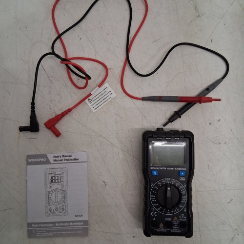 WORKPRO DIGITAL MULTIMETER - BLACK (MODEL: CA7526) image 3