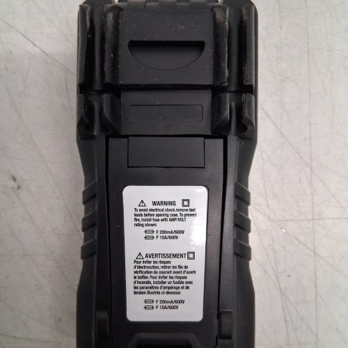 WORKPRO DIGITAL MULTIMETER - BLACK (MODEL: CA7526) image 4
