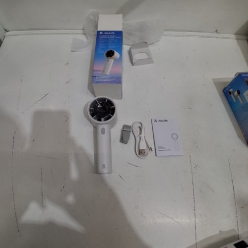 JISULIFE HANDHELD FAN - WHITE (MODEL: 6789239) image 2