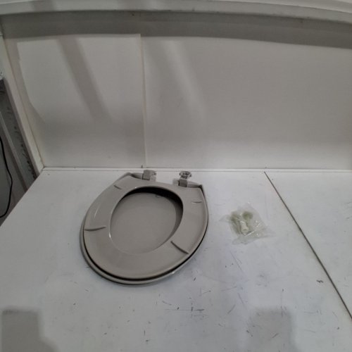 BEMIS CLASSIC COLORS ELONGATED SLOW WHISPER CLOSE TOILET SEAT - GREY - (MODEL: 1200SLOWT 062) image 2