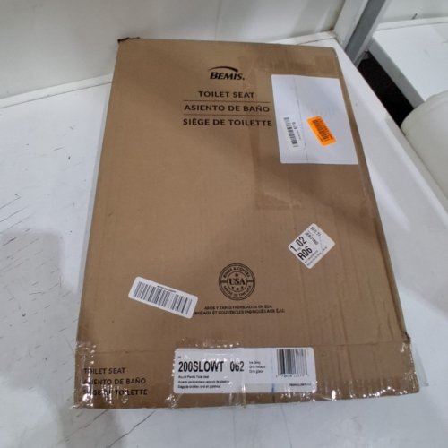 BEMIS CLASSIC COLORS ELONGATED SLOW WHISPER CLOSE TOILET SEAT - GREY - (MODEL: 1200SLOWT 062) image 4