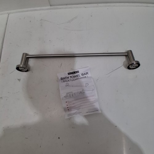 HITSLAM BATH TOWEL BAR - 31.6" - BRUSHED NICKEL image 2