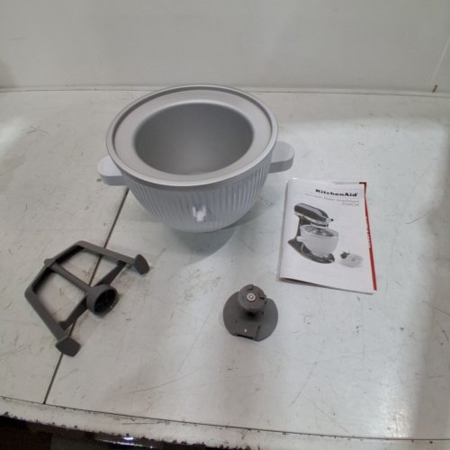 KITCHENAID ICE CREAM MAKER ATTACHMENT SET - 2QT - WHITE (MODEL: KSMICM) image 2