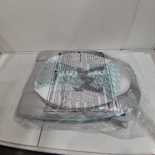 INGENUITY 3-IN-1 KEEP COZY GROW WITH ME VIBRATING BABY BOUNCER, ROCKER & CHAIR - 40LBS CAPACITY - WEAVER THEME GREY/WHITE/GREEN (MODEL: ‎12428) image 3
