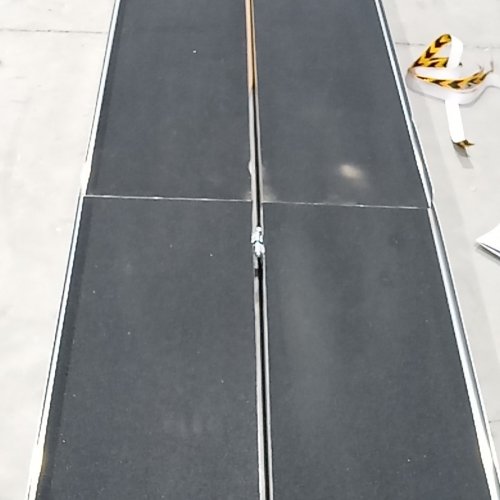 FOLDING ALUMINUM WHEELCHAIR RAMP - 12FT - BLACK / SILVER (MODEL: WRO4-12FT-2ZC) image 3