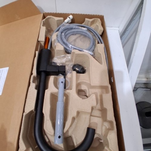MOEN ALIGN ONE-HANDLE MODERN PULLDOWN FAUCET WITH REFLEX AND POWER SPRAY TECHNOLOGY, MATTE BLACK, (MODEL:7565BL) image 4