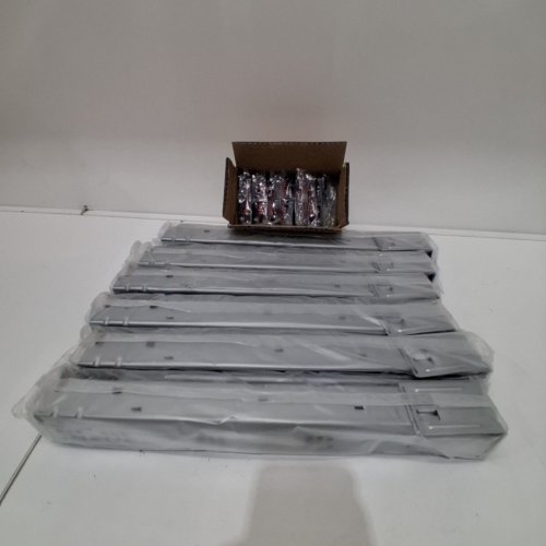 6PK HEAVY DUTY EXTENSION DRAWER SLIDES - 15" - SILVER/GREY (MODEL:30201B.381-6) image 2