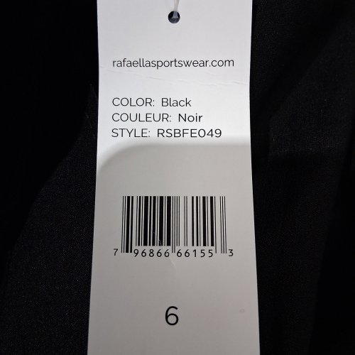 WOMEN'S RAFAELLA STRAIGHT LEG DRESS PANTS - SIZE 6 - BLACK (STYLE: RSBFE049) image 2