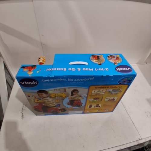 VTECH 2-IN-1 MAP & GO SCOOTER - 12M-36M - ENGLISH VERSION - RED (MODEL: 80-572300) image 3