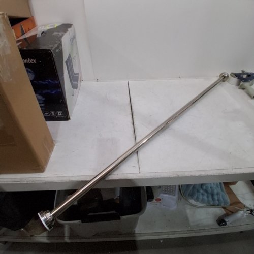 UMIMILE SHOWER CURTAIN ROD - 1" - 50" X 86" - STAINLESS STEEL image 2