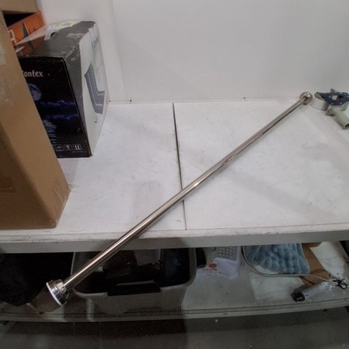 UMIMILE SHOWER CURTAIN ROD - 1" - 50" X 86" - STAINLESS STEEL image 3
