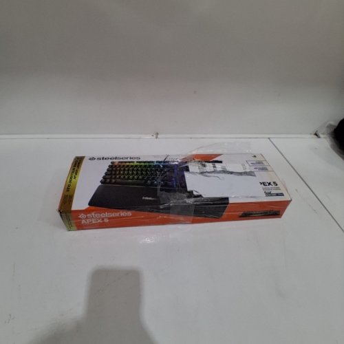 STEELSERIES APEX 5 MECHANICAL GAMING KEYBOARD – OLED SMART DISPLAY – USB PASSTHROUGH AND MEDIA CONTROLS – HYBRID GAMING SWITCHES BLUE – RGB BACKLIT (MODEL : APEX5) image 4
