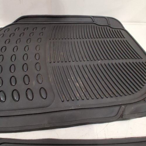4PC BDK HEAVY DUTY UNIVERSAL ALL WEATHER FLOOR MATS - BLACK (MODEL: OF-554-BK) image 3
