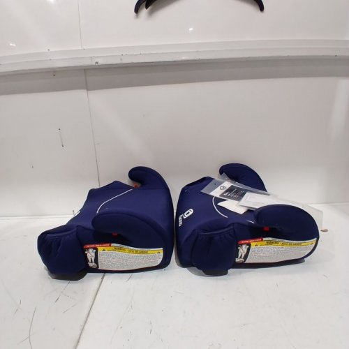 2PK DIONO SOLANA NO LATCH BACKLESS BOOSTER SEAT WITH CUP HOLDERS - BLUE (MODEL: 32062-NA-01) image 3
