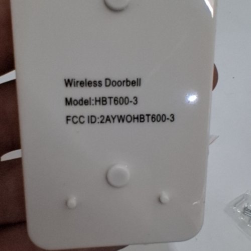 2PK ZEAPA WIRELESS DOORBELL - 2 RECEIVERS + 2 TRANSMITTERS, WATERPROOF, 1300FT RANGE, 58 CHIMES, SILENT MODE - WHITE/SILVER (MODEL: HBT600-3) image 4