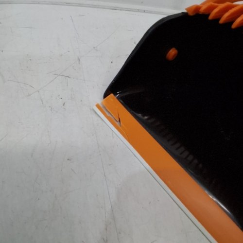 BROOM AND STANDING DUSTPAN SET - 46" - ORANGE/GREY image 4