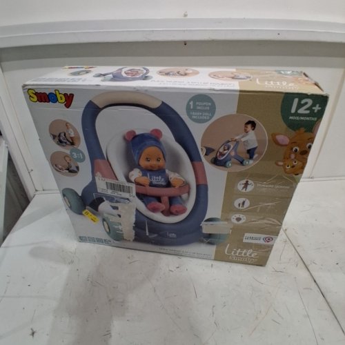 LITTLE SMOBY 3-IN-1 BABY WALKER AND BABY DOLL - MULTICOLOR image 6