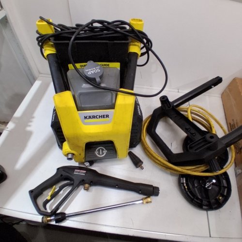 KARCHER ELECTRIC POWER WASHER WITH 3 SPRAY NOZZLES - 1800PSI - 1.2GPM - YELLOW/BLACK image 3