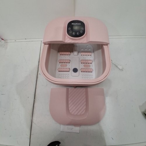 MAXKARE COLLAPSIBLE FOOT SPA BATH MASSAGER - 110V - PINK (MODEL: FS-FM082) image 4