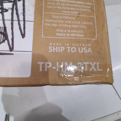 MATTRESS TOPPER - 8.66" X 8.66" X 20.47" - TWIN XL - BLUE (ITEM: TP-HM-3TXL) image 2