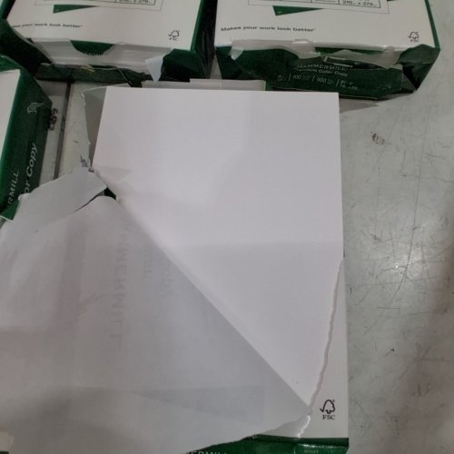 5PK HAMMERMILL CARDSTOCK PREMIUM COLOR COPY PAPER, 19" X 13" - 100LB - 100 BRIGHT - WHITE (MODEL: 133242) image 3