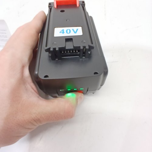 LITHIUM BATTERY FOR BLACK AND DECKER LHT2436 HEDGE TRIMMER - 40V - RED image 2